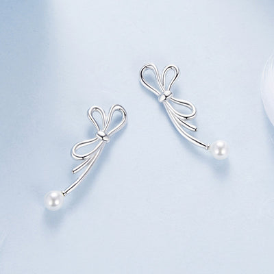 Bow Knot Earrings - The Silver Goose SA