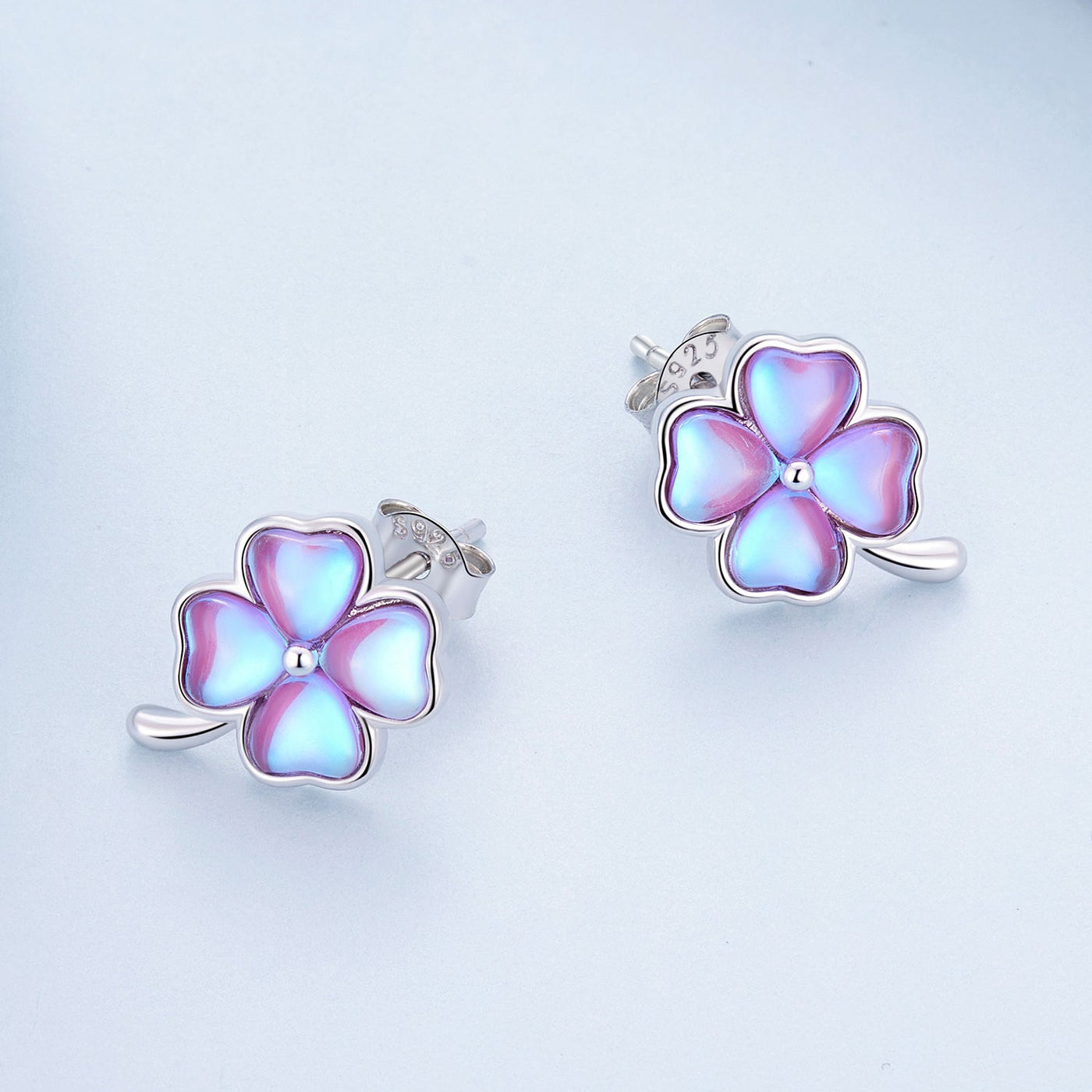 Four Leaf Clover Earrings - The Silver Goose SA